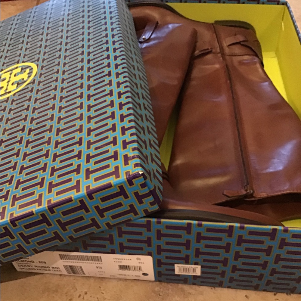 Tory Burch Derby Riding Boot